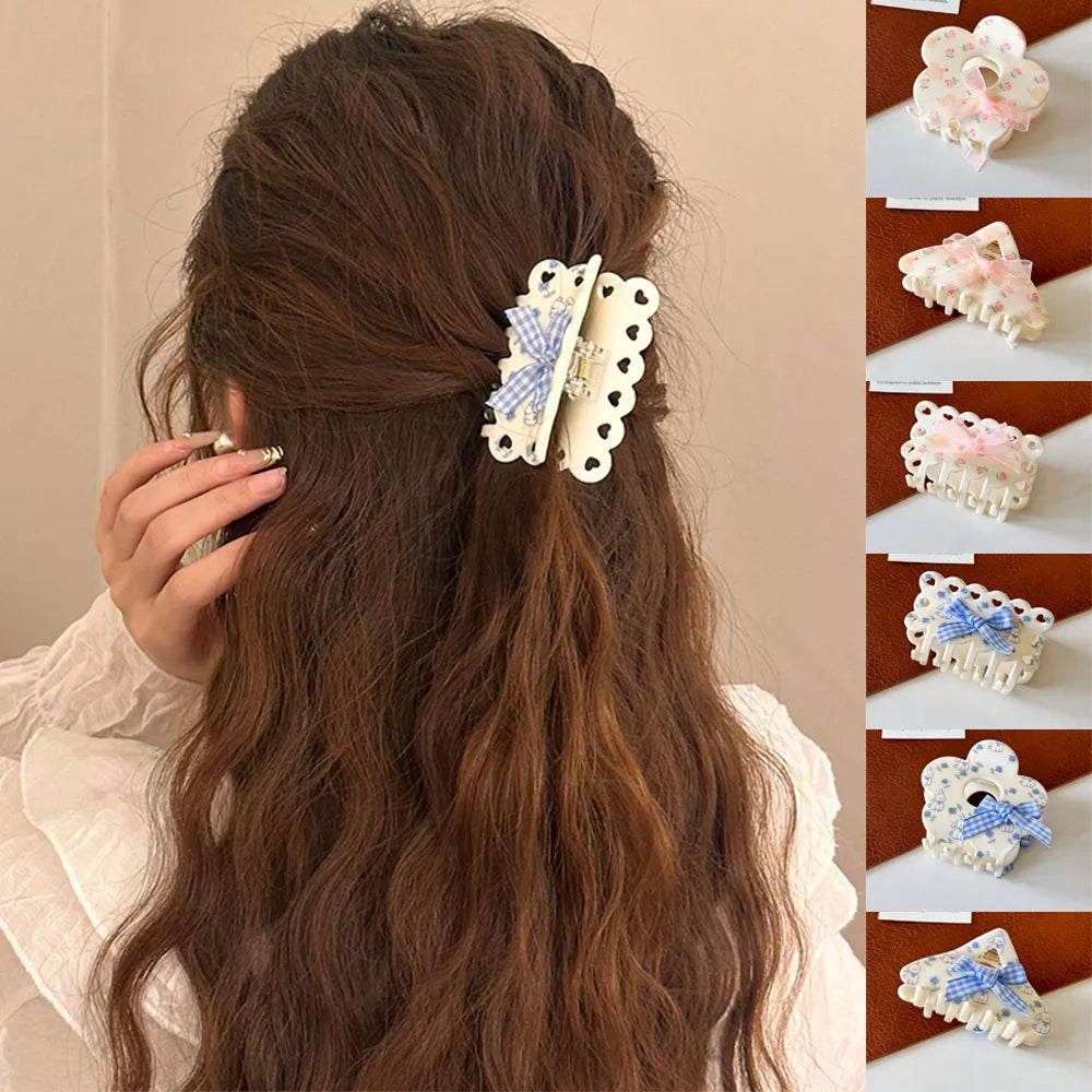 Mini Sweet Imitation Acetate Hair Clip For Women Girls Hair Claw Chic Barrettes Hairpins Styling Clips Fashion Hair Accessories